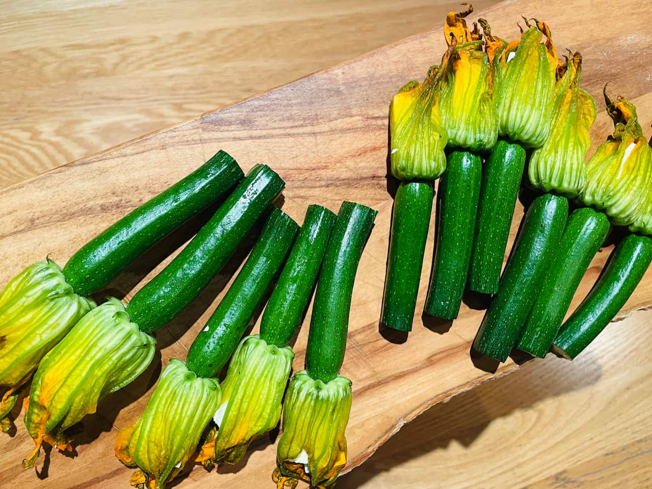 Zucchini flowers