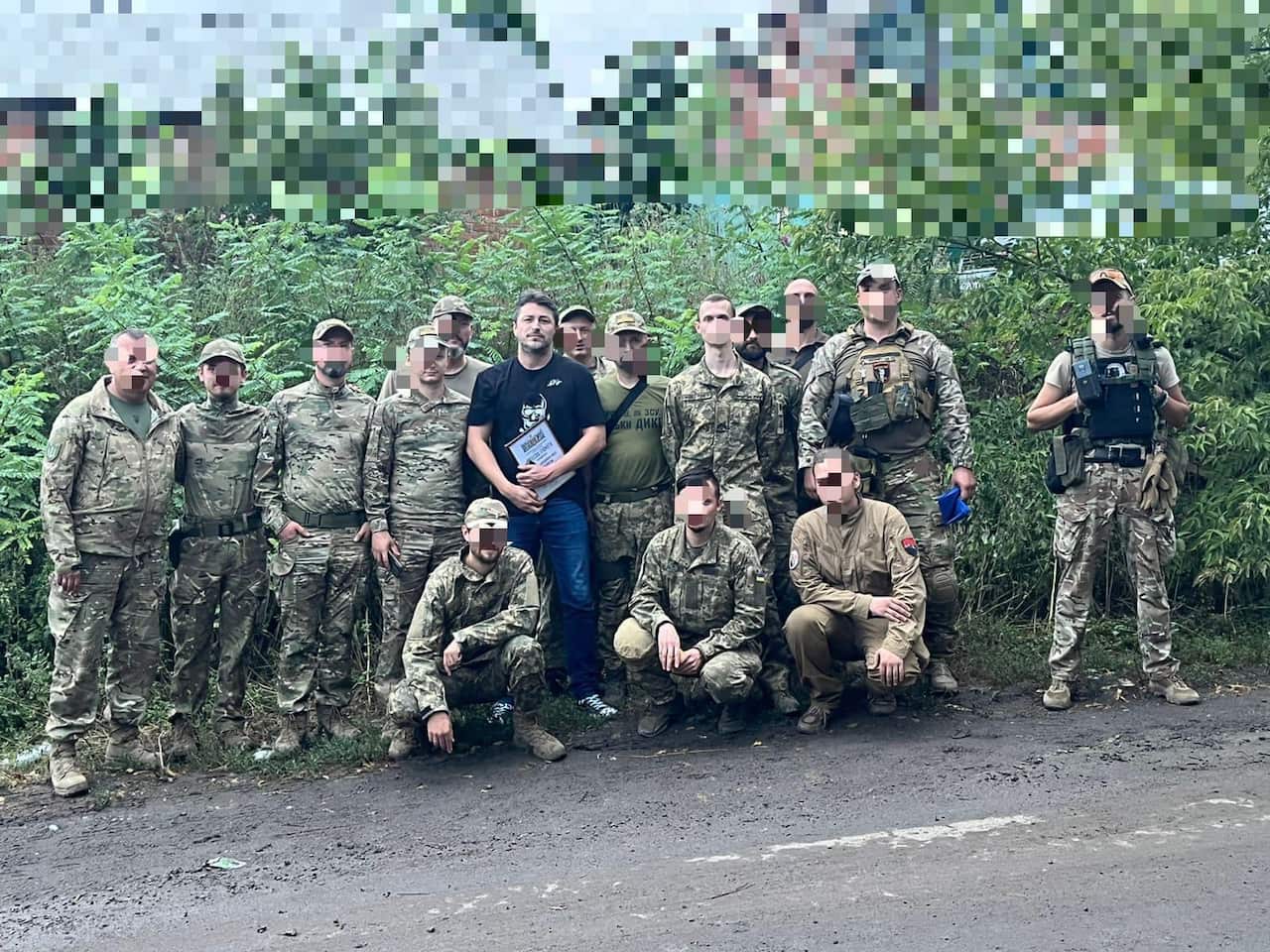 Serhiy Prytula has been volunteering for the Ukrainian army since 2014 when Russia began occupying Crimea and Donbas.JPG