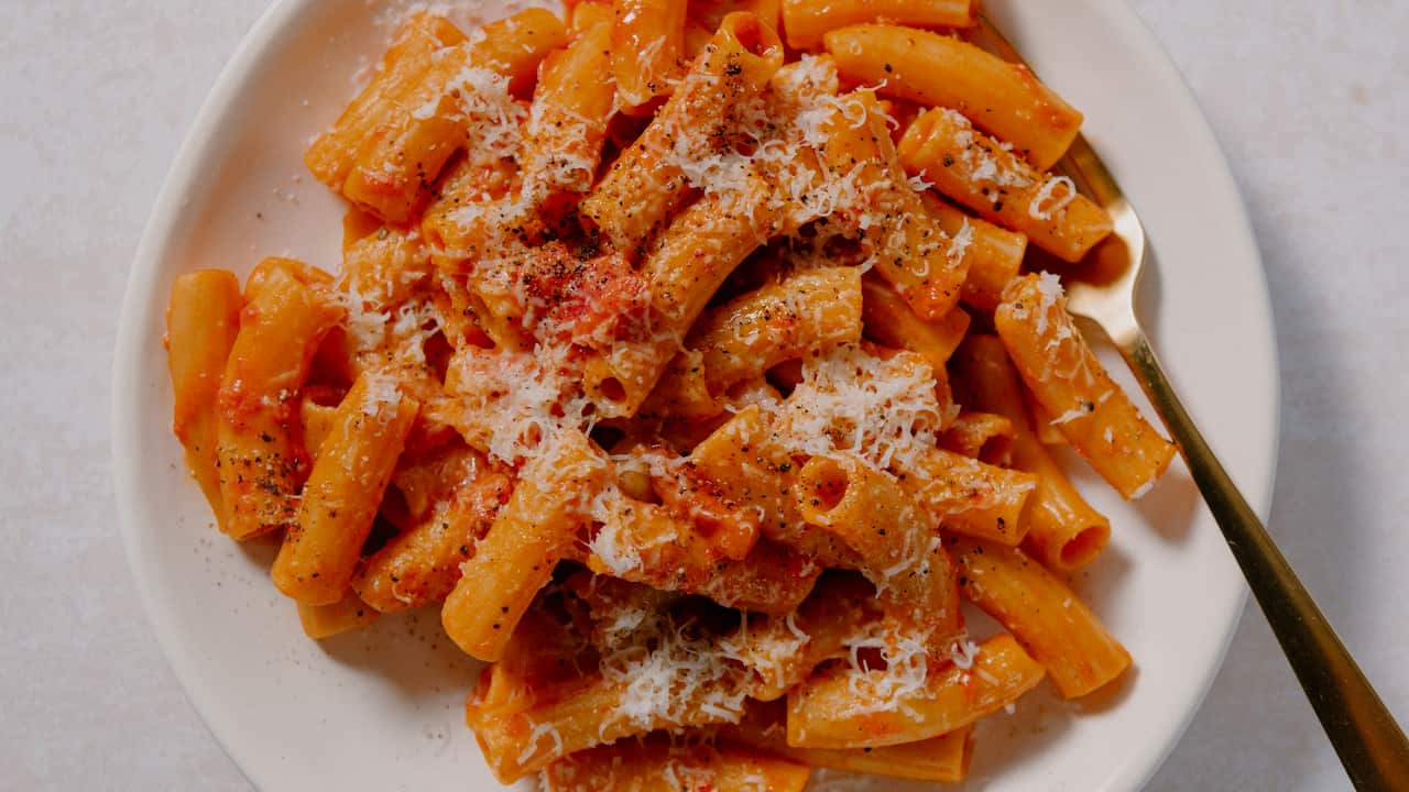 Rigatoni amatriciana