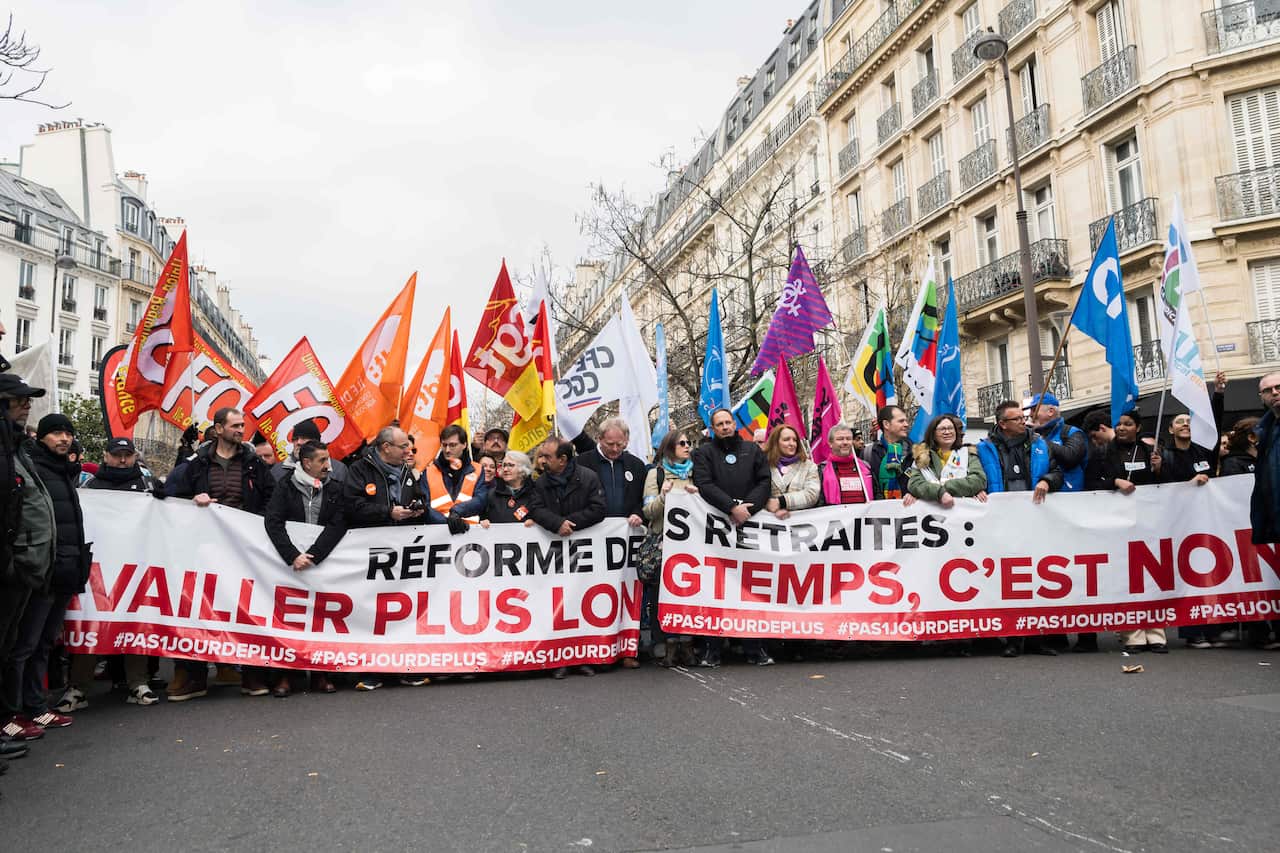 Fourth Nationwide Protests Over Pensions Overhaul - Paris