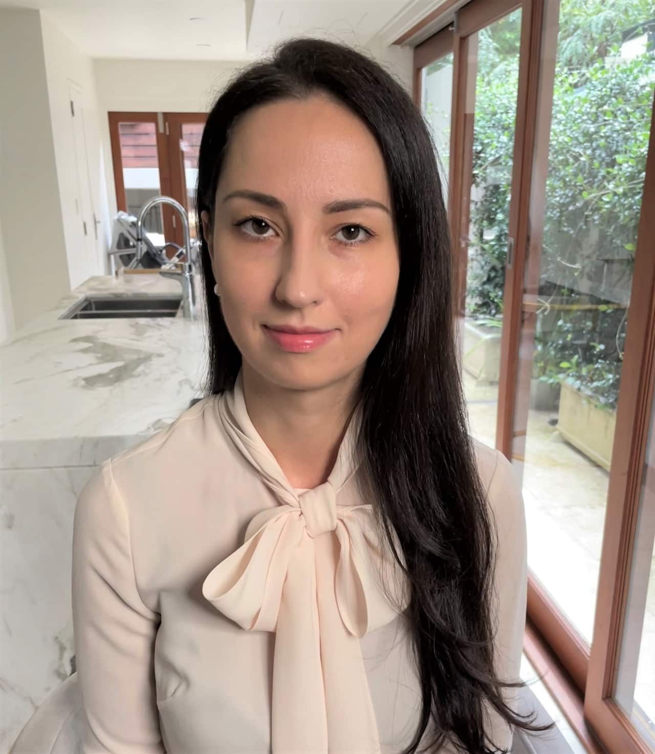 Kateryna Argyrou at home in Sydney 