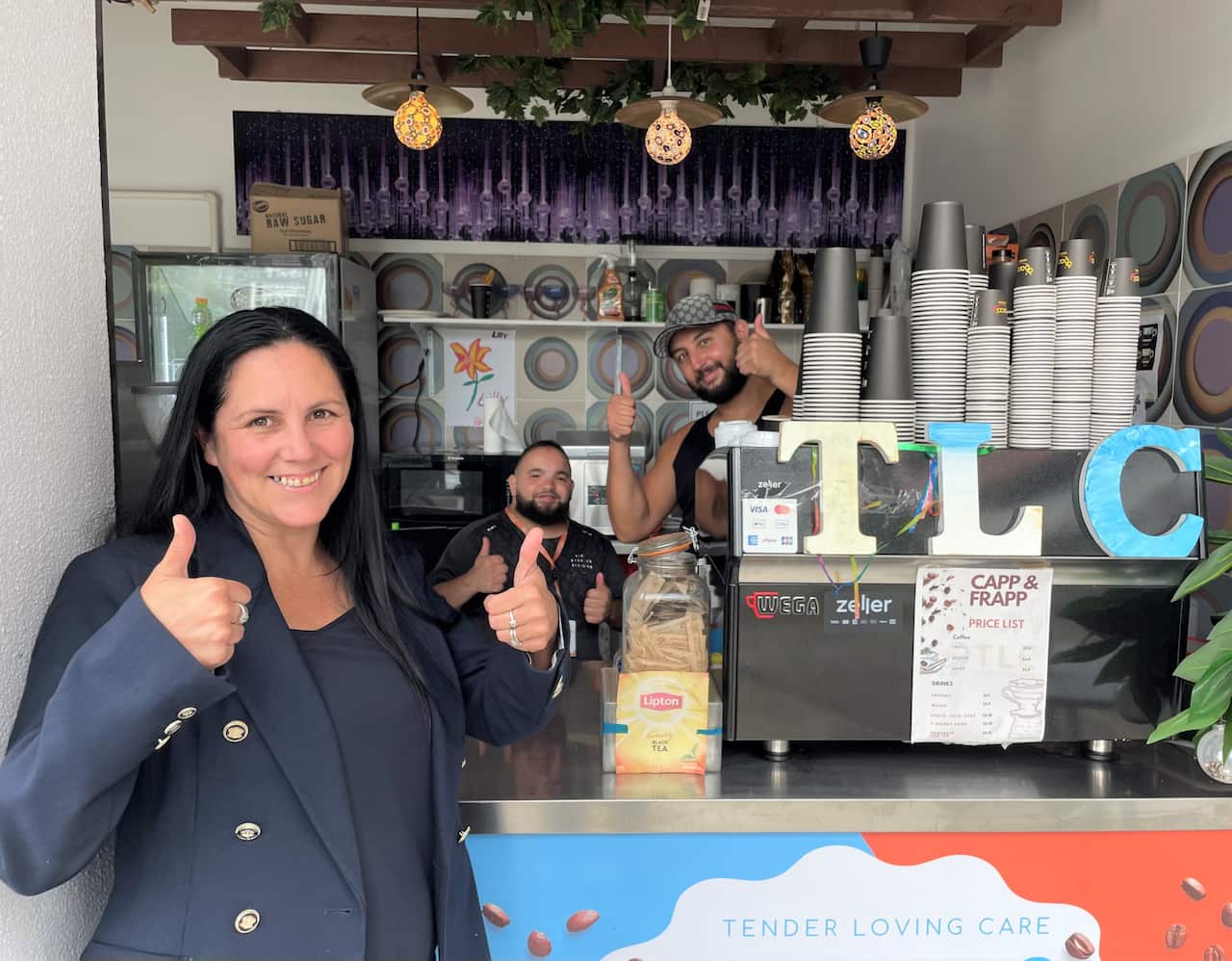 The TLC cafe in Sydney's Bankstown. 