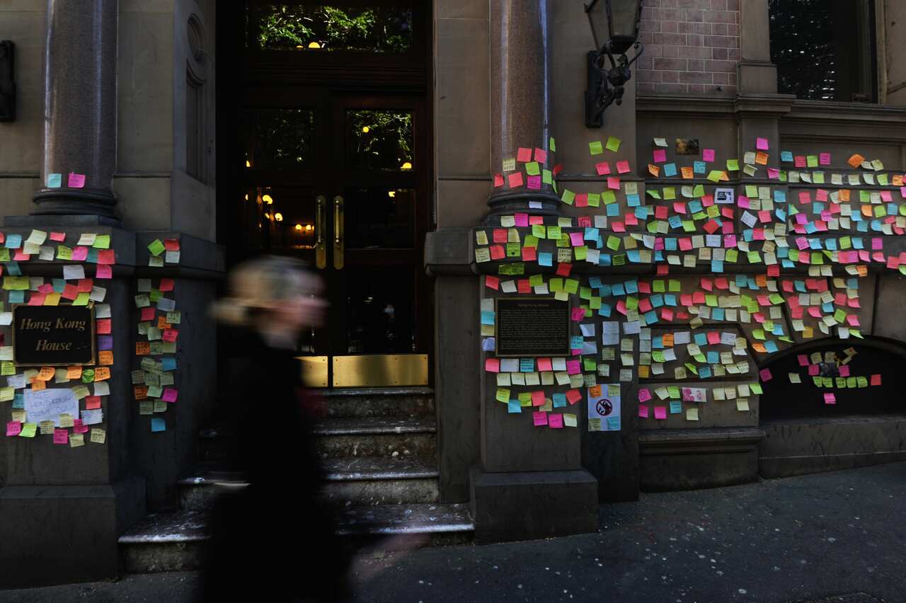 HONG KONG HOUSE PROTEST SYDNEY