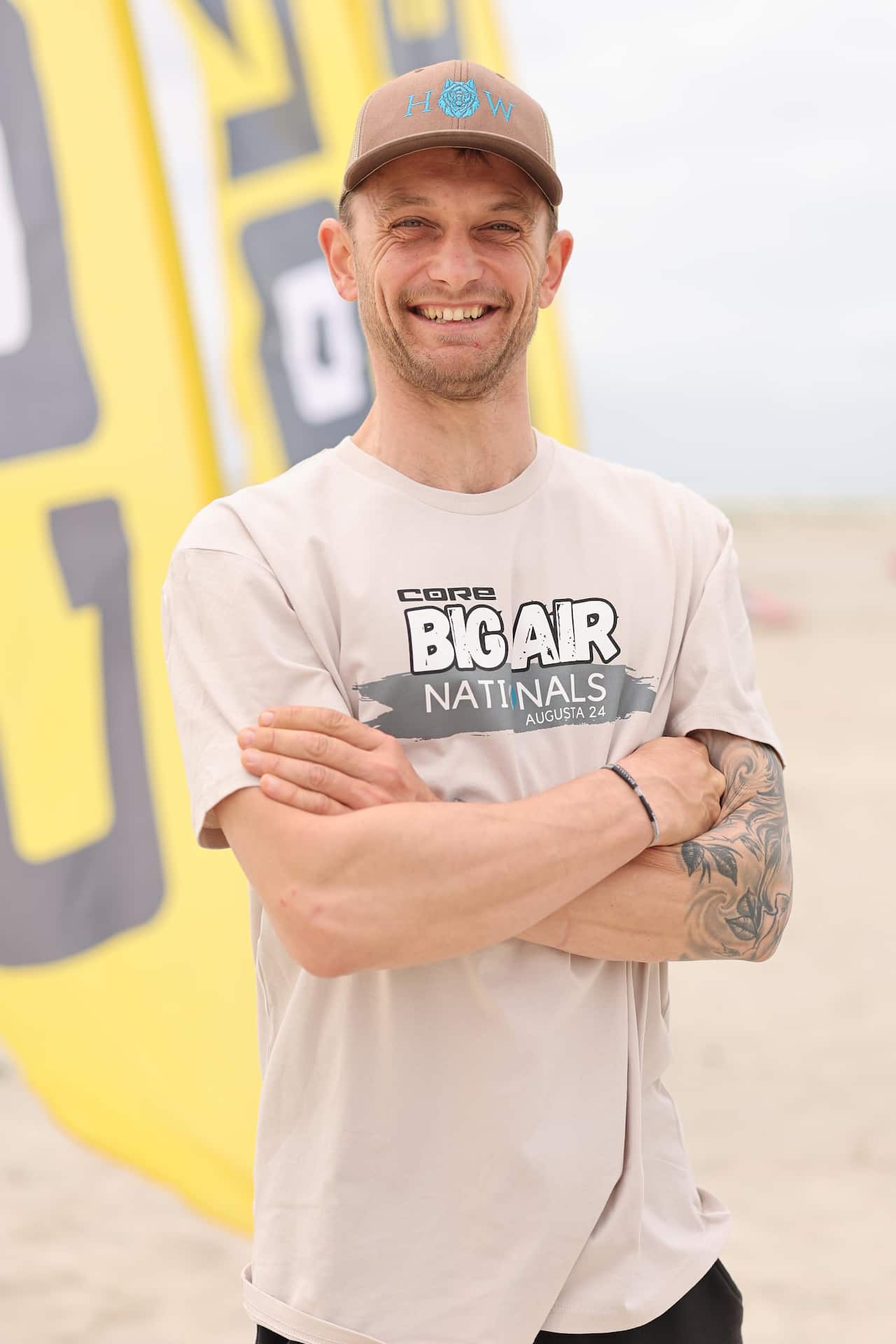 Matteo Fanetti festeggia la vittoria.