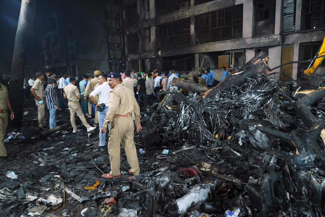 Air India plane with over 240 on board crashes after take-off in Ahmedabad