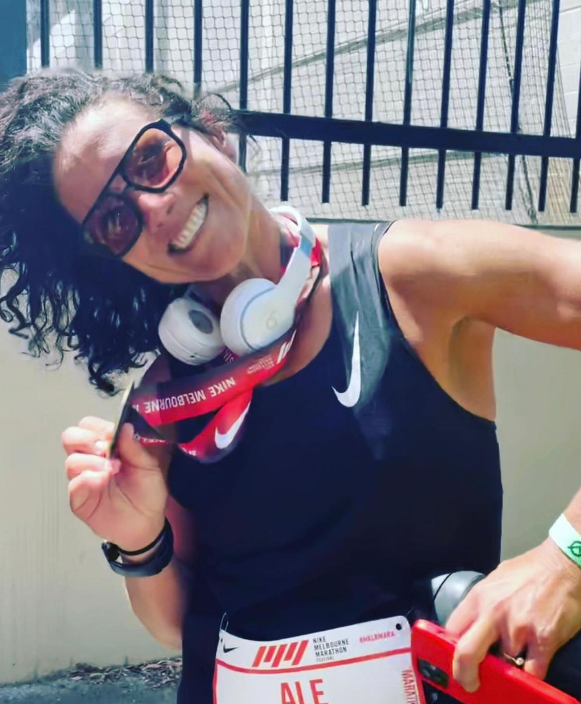 Alessandra usa il movimento come "medicina naturale"