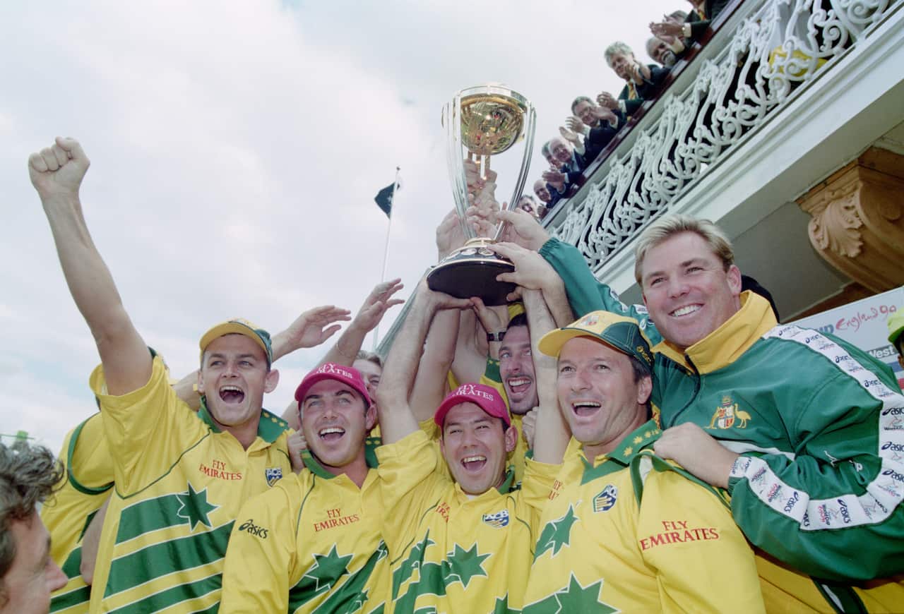 Australia win the 1999 ICC Cricket World Cup Final