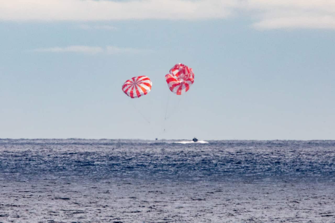 NASA's Orion Spacecraft Splashes Down Successfully To Complete Artemis I Mission