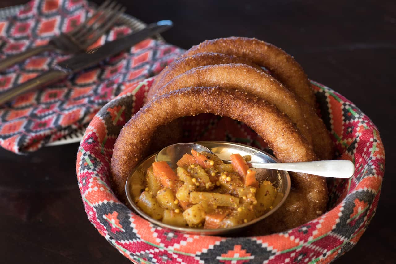 Sel roti is a main dish enjoyed during Tihar.