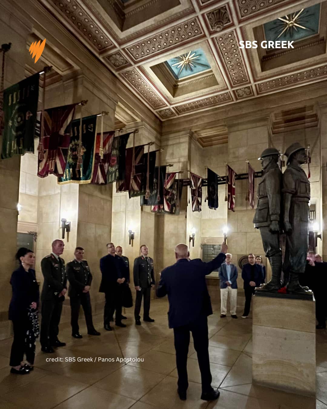 Ξενάγηση στο εσωτερικό του Shrine of Remembrance, Μελβούρνη, 22 Νοεμβρίου 2025 