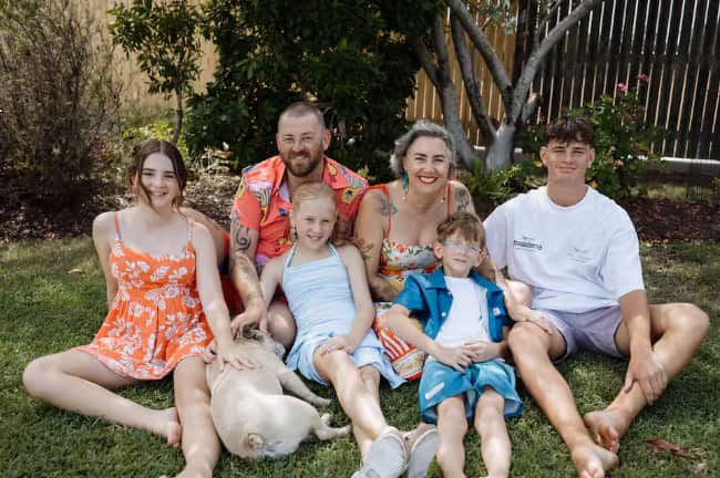 Terry, Bec and their four children..png