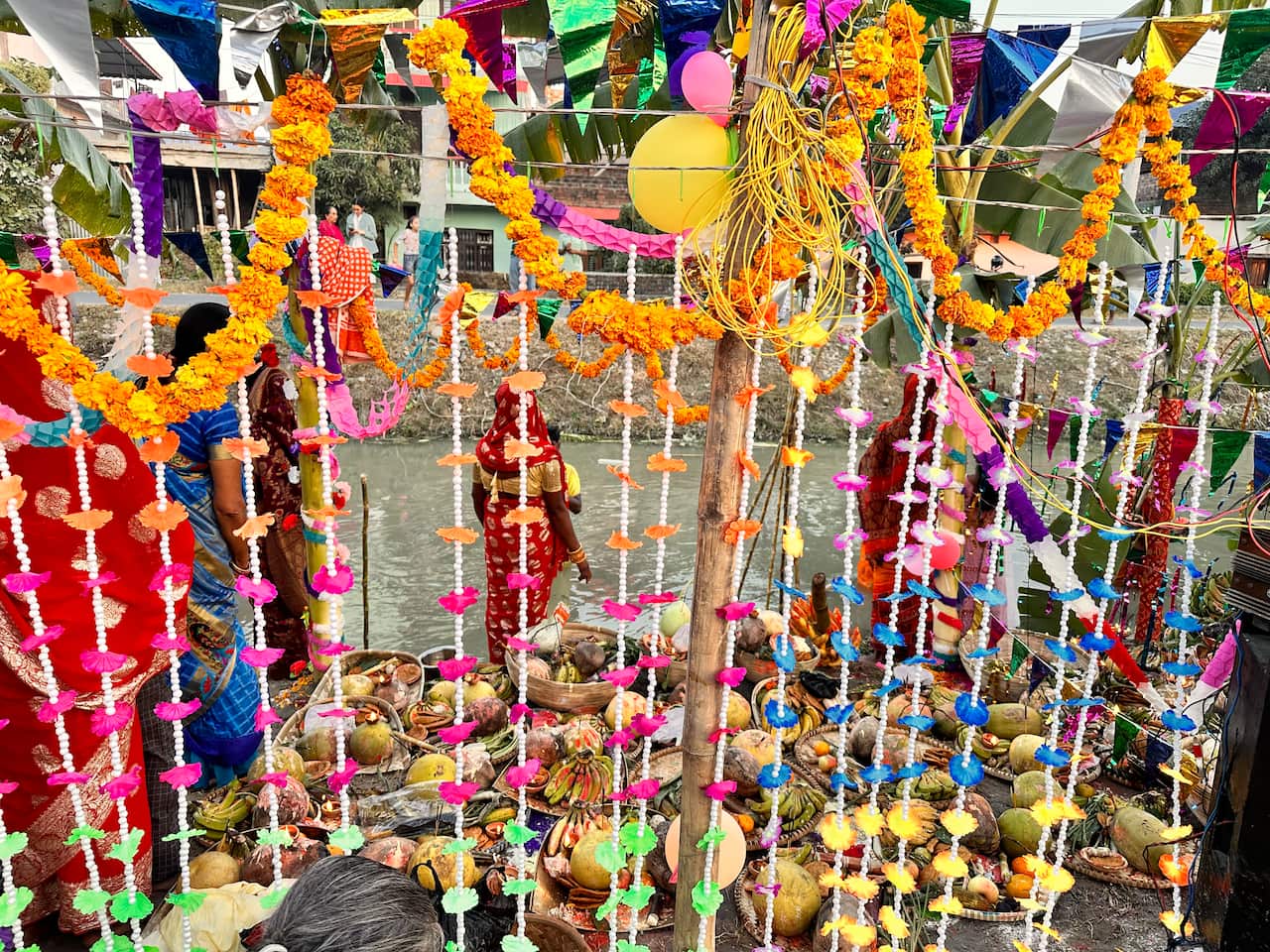 Chhath Puja is observed in Biratnagar, located in eastern Nepal.