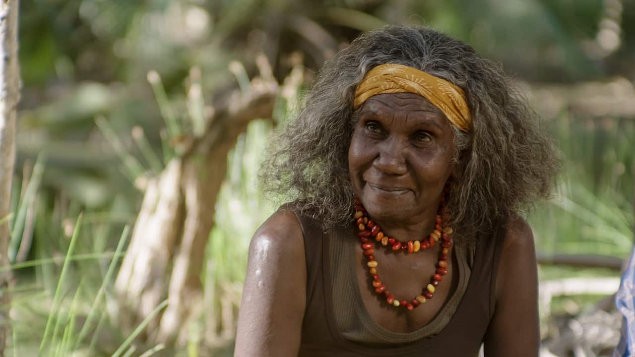 Aboriginal actor Frances Djulibing stars in NITV children's series Barrumbi Kids. 