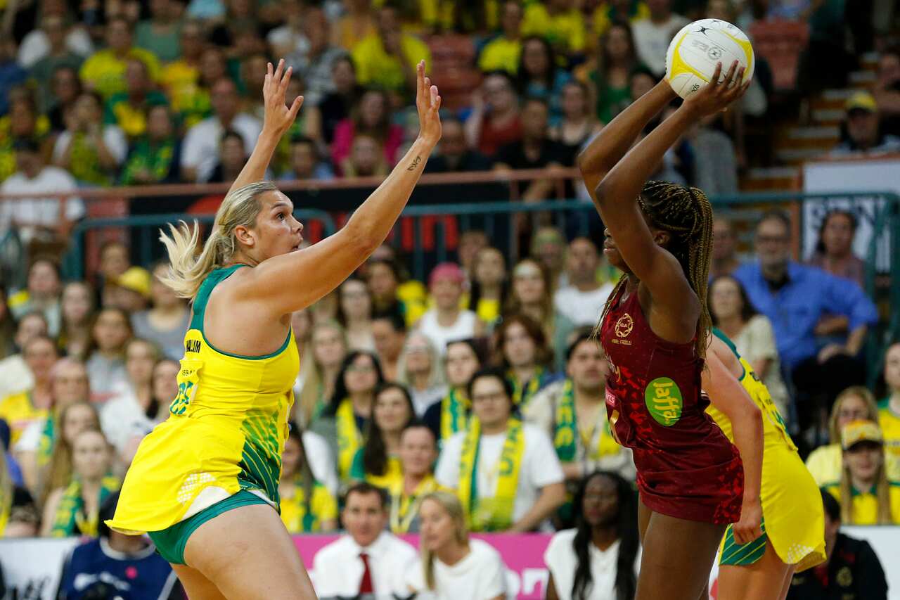 NETBALL AUSTRALIA ENGLAND
