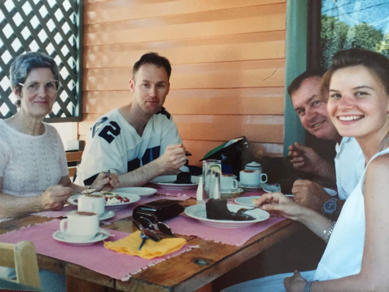 Darryl meeting his biological family.