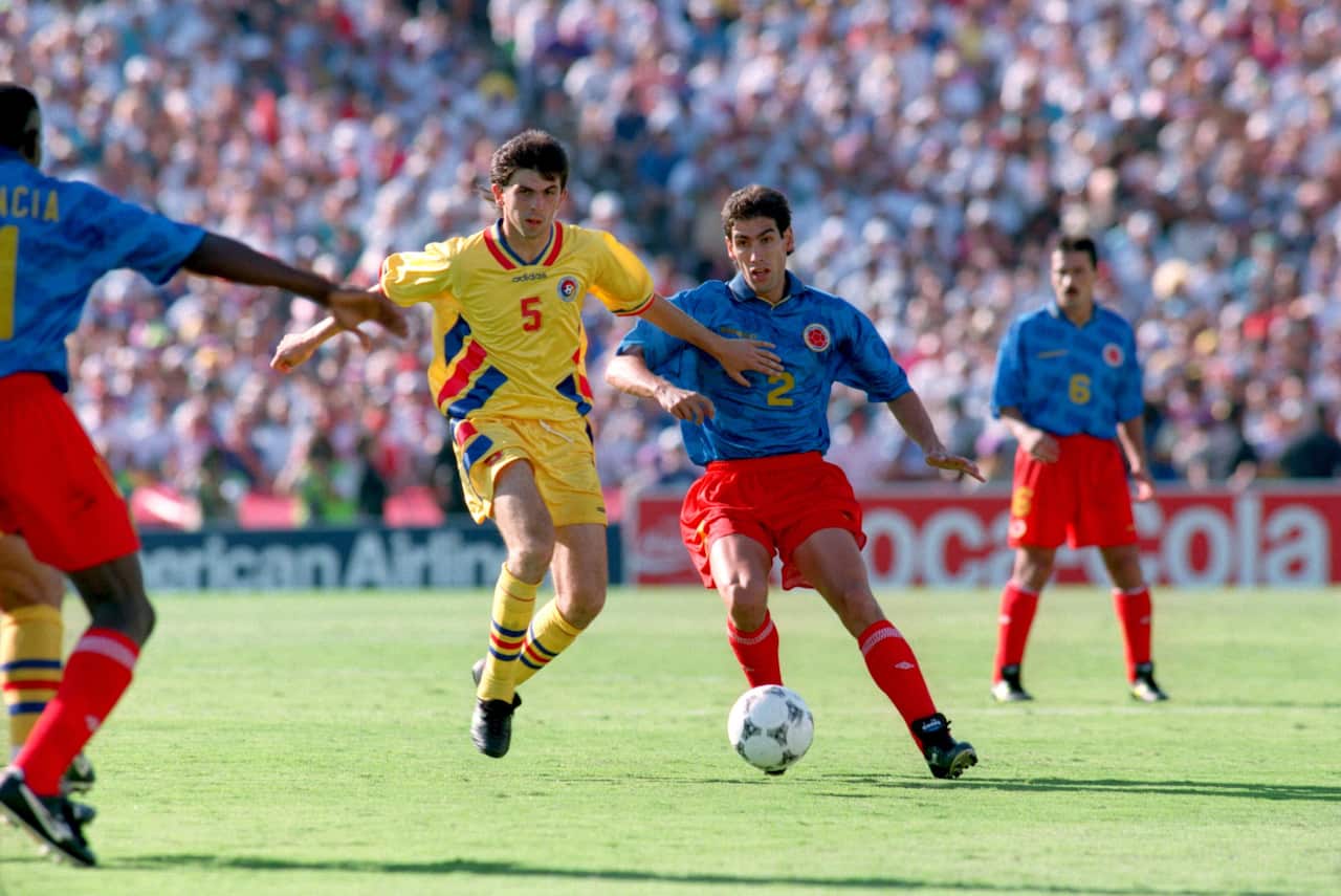 Soccer - World Cup USA 94 - Group A - Colombia v Romania