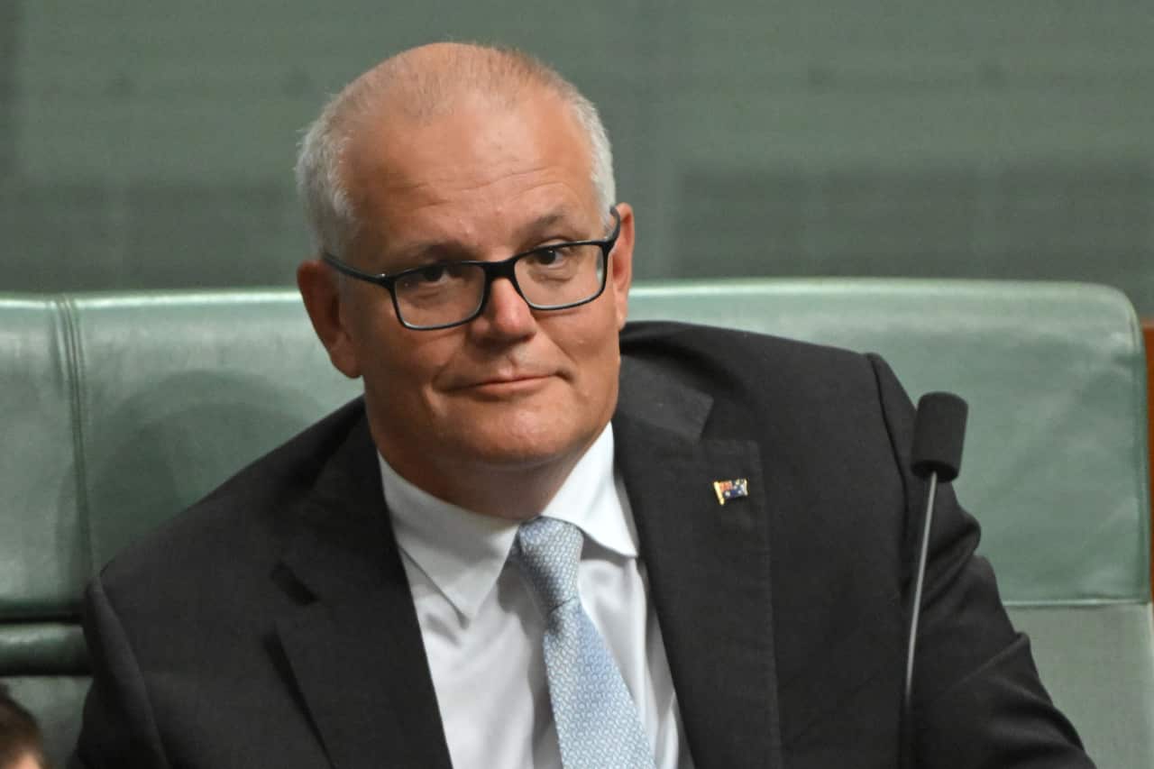 Scott Morrison in question time.