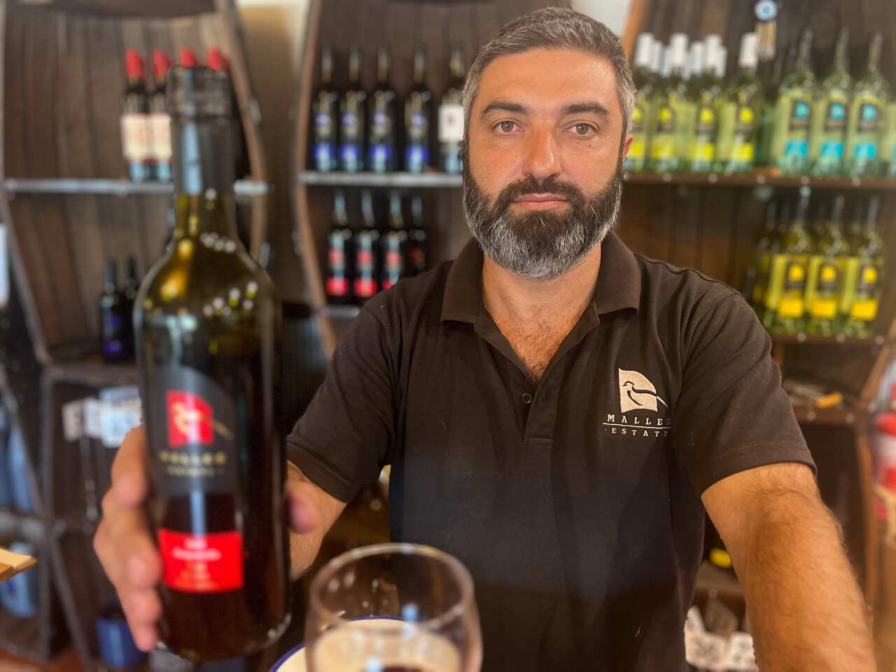Dimitrios Markeas at Mallee Estate Winery and restaurant.