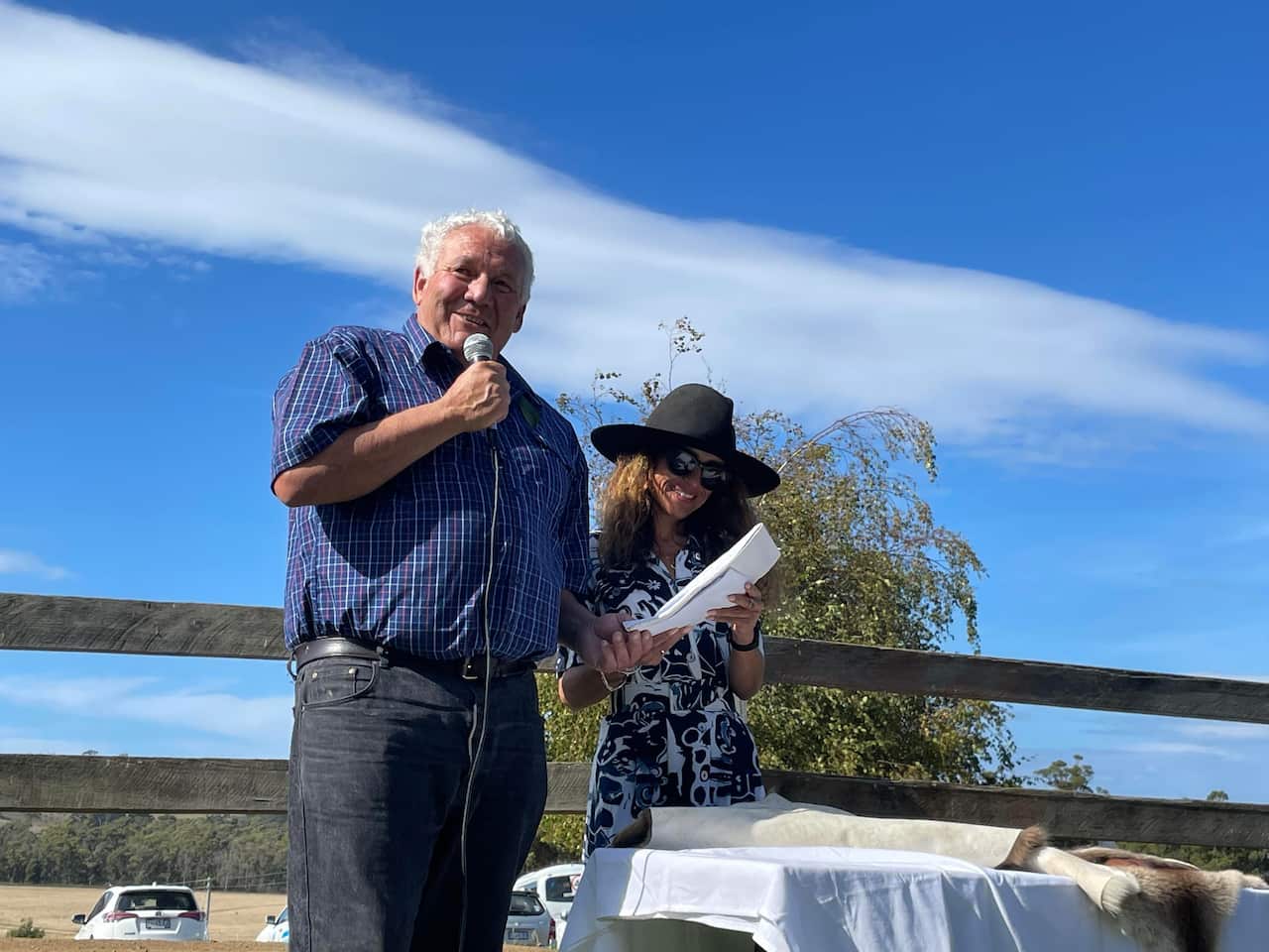 Rodney Dillon on Bruny Island