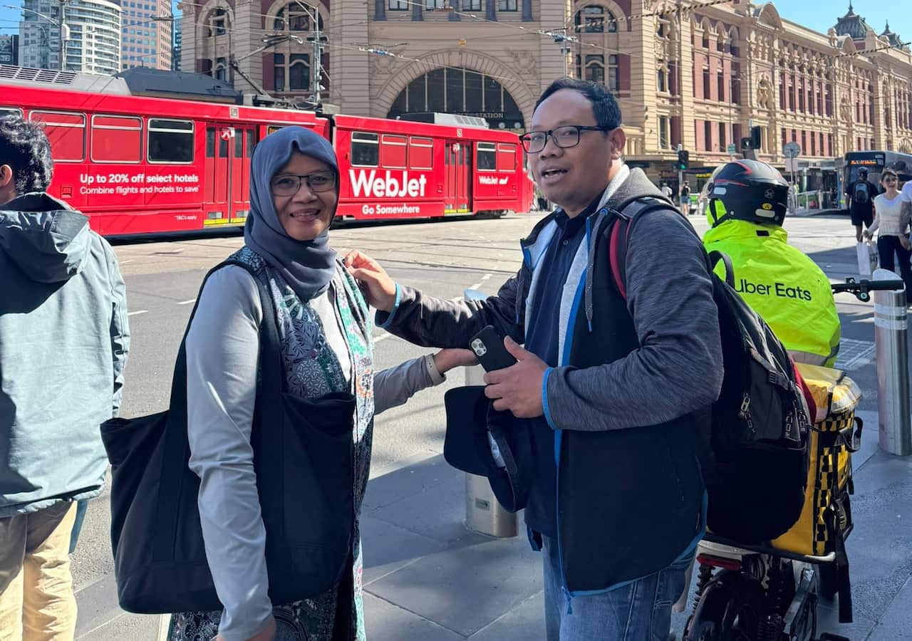Dr Salut Muhidin and his family visiting Melbourne, 2026. Courtesy Dr Salut Muhidin.