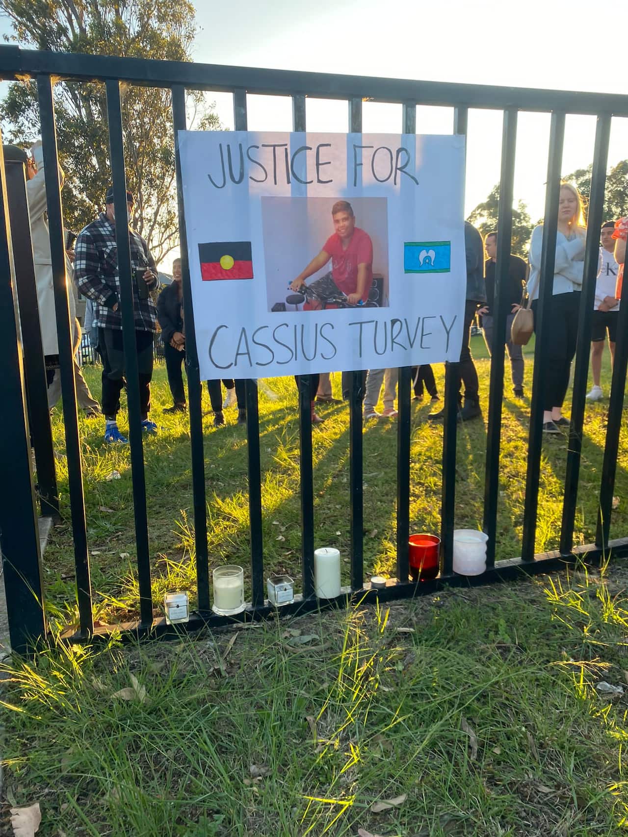 Mount Druitt vigil for Cassius Turvey