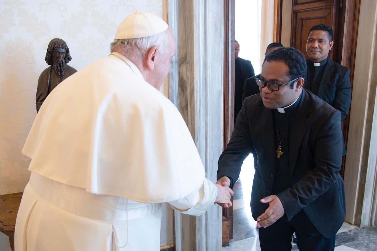 Padre João Boavida kaer liman ho Amo Papa Francisco