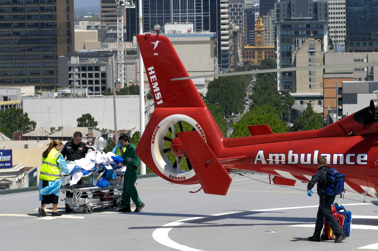 POLICE SHOOTING HOSPITAL MELBOURNE