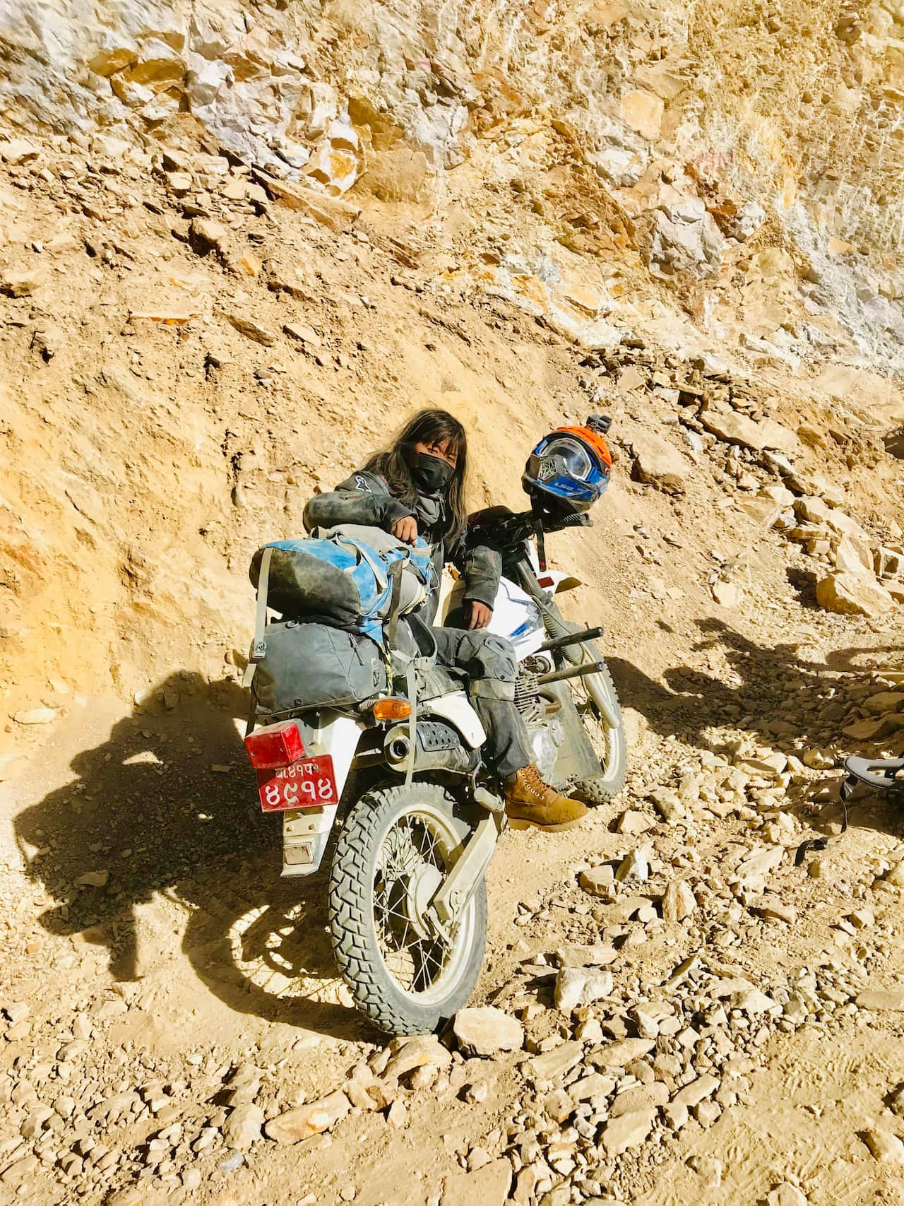 Prerana Malla says during the Upper Mustang ride they had numerous falls.  