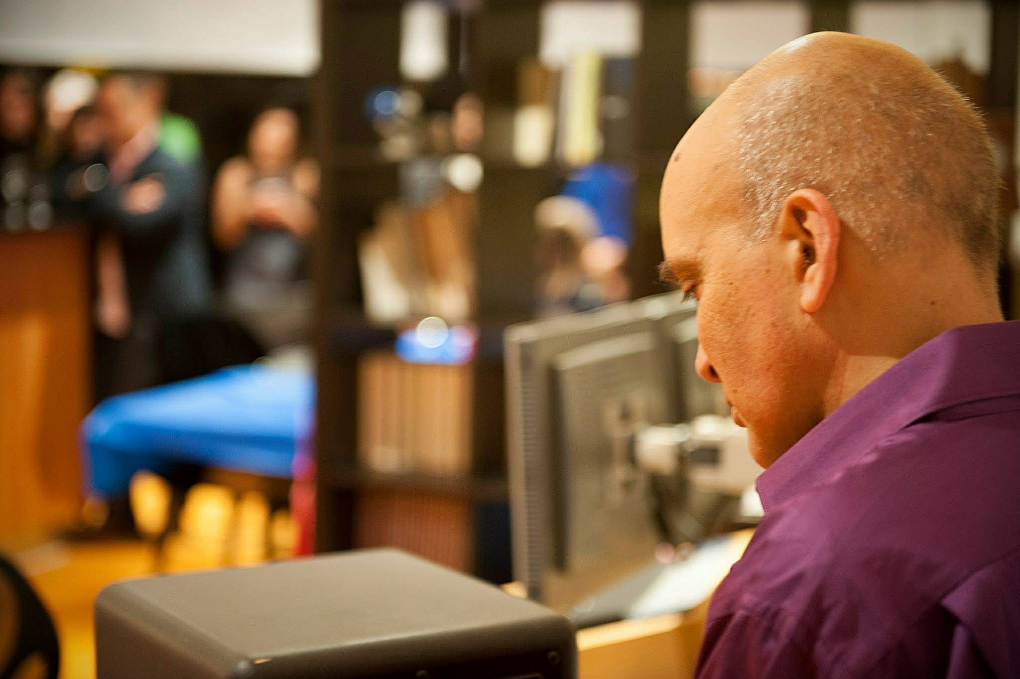 O μουσικός και ηχολήπτης Αχιλλέας Γιαγκούλλης