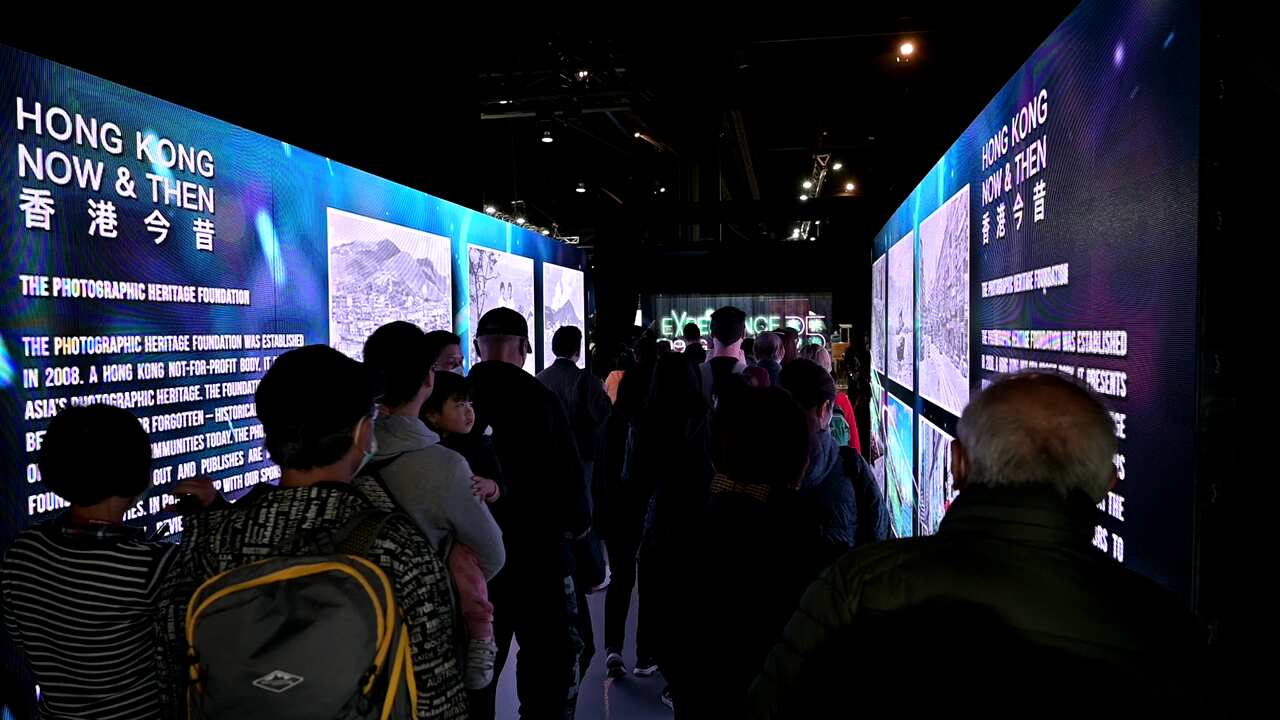 Infinity Tunnel at the Experience Hong Kong event in Sydney, on Saturday, August 27, 2022.