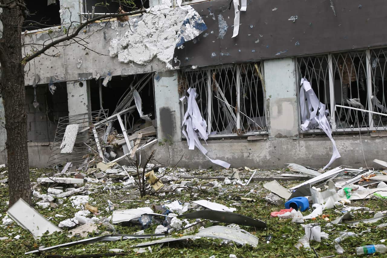 Russian drones attack enterprise in Dnipro