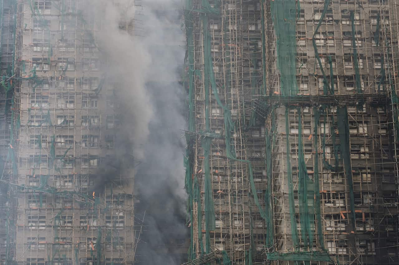Wang Fuk Court Fire in Hong Kong - 27 Nov 2025