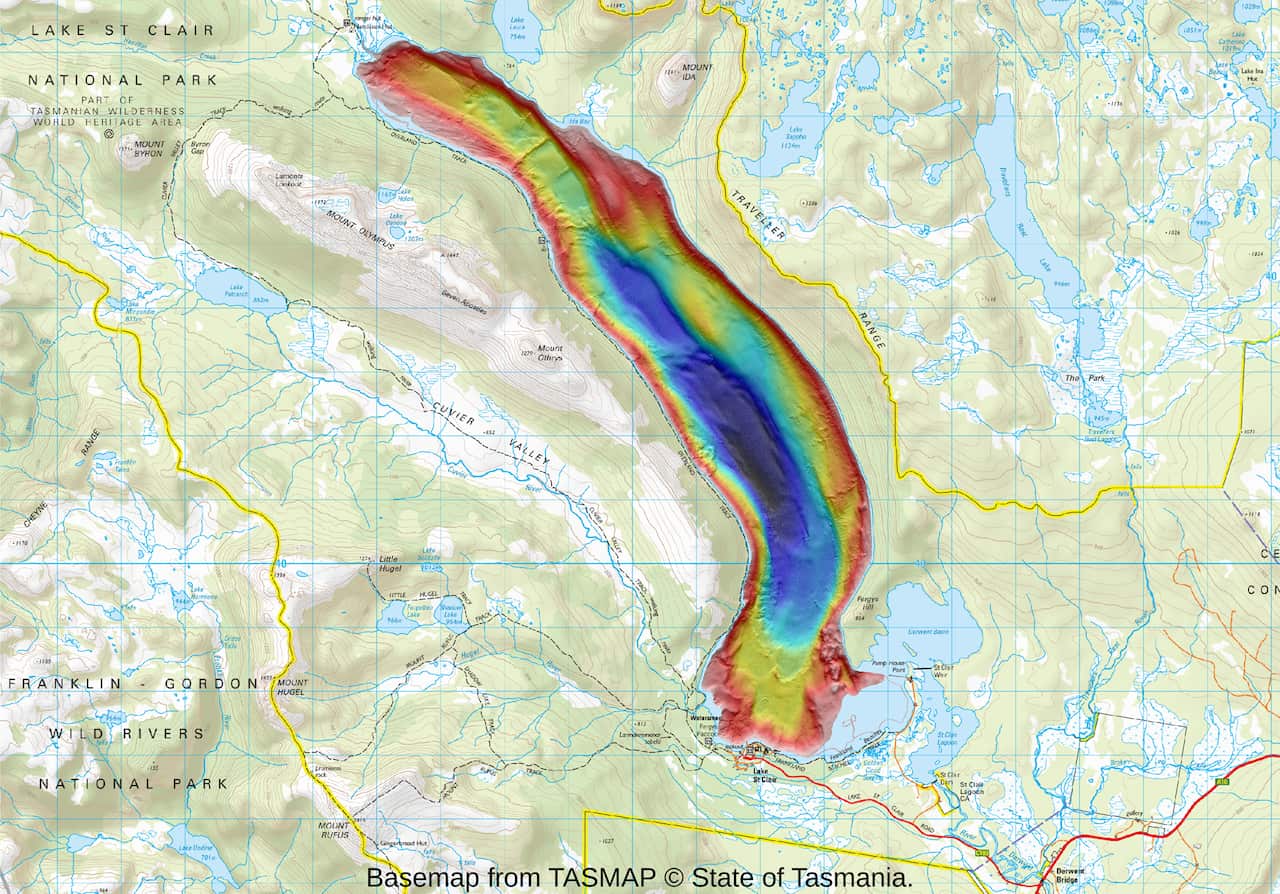 High-resolution-mapping-of-Lake-St-Clair-TasmaniaTopographicCSIRO.png