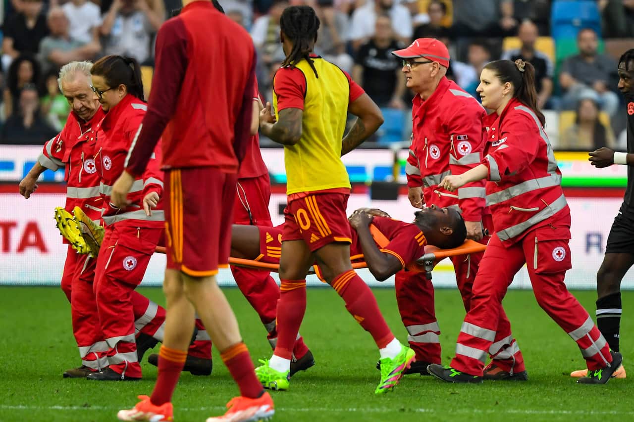 Italian soccer Serie A match - Udinese Calcio vs AS Roma