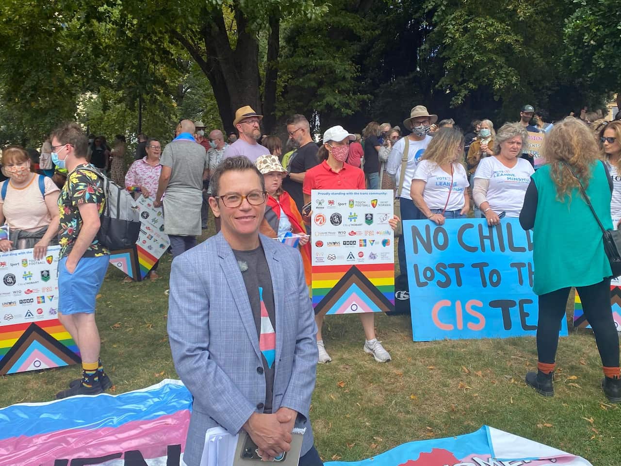 Equality Tasmania spokesperson Dr Charlie Burton