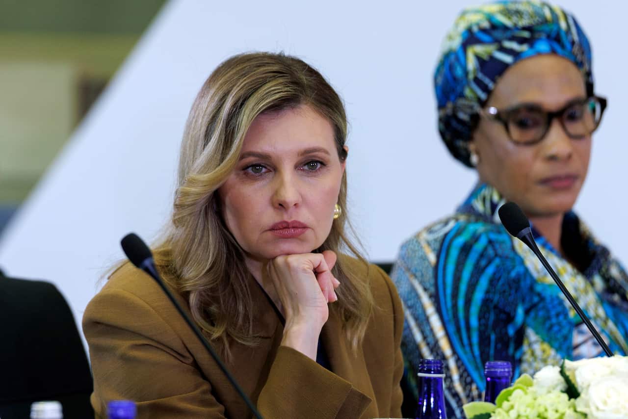 First Lady of Ukraine Olena Zelenska