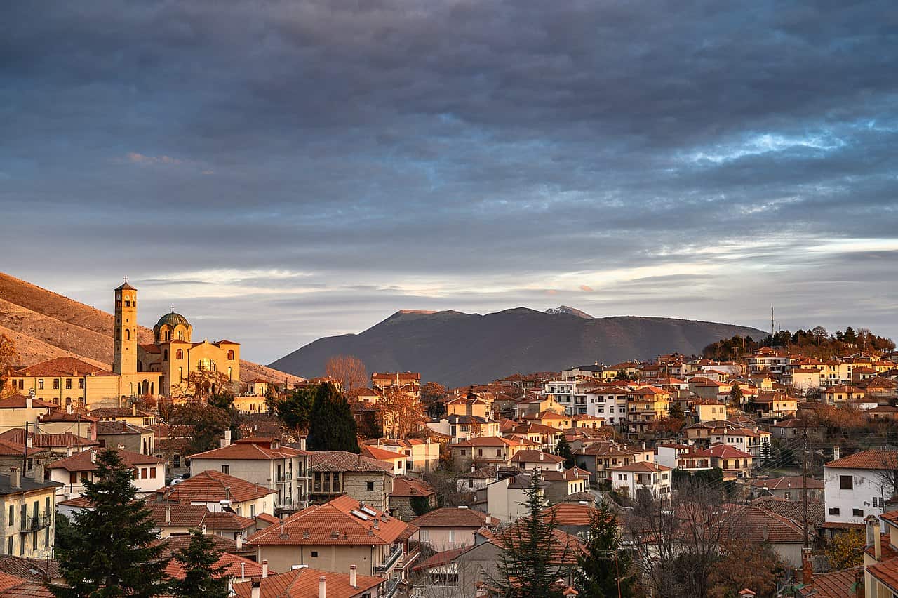 The town of Siatista, near Kozani, Northern Greece 