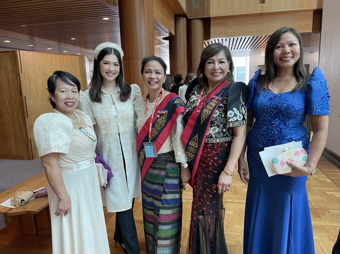 FILCCA public relations officer Rachel Bernabe (2nd from left) with other Filipino community leaders from across Australia.