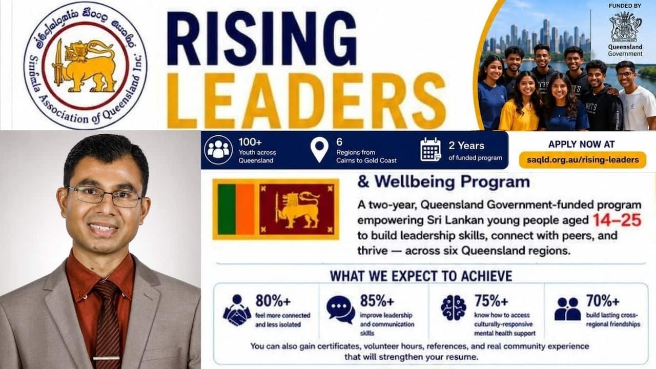 Queensland Sinhala Association Dr Kumarasinghe Dissanayake Rising Leaders.jpg