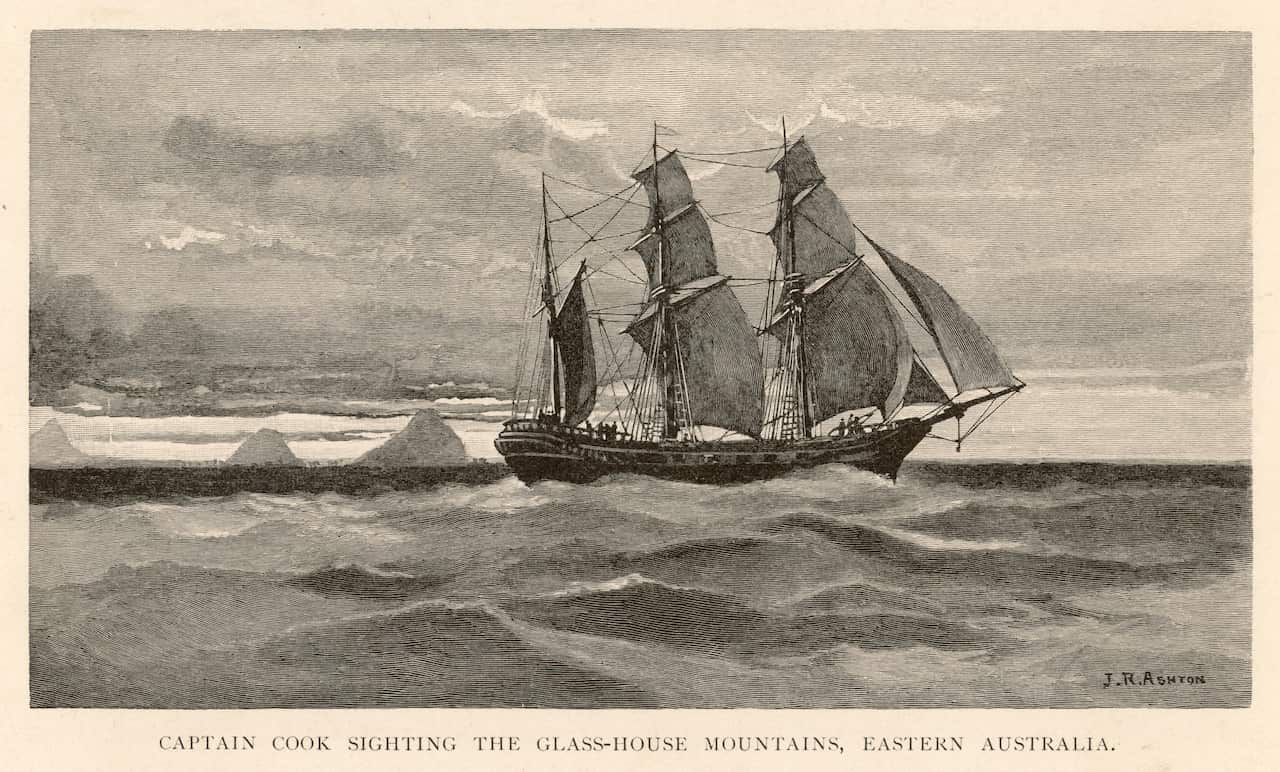 ENDEAVOUR OFF OZ COAST