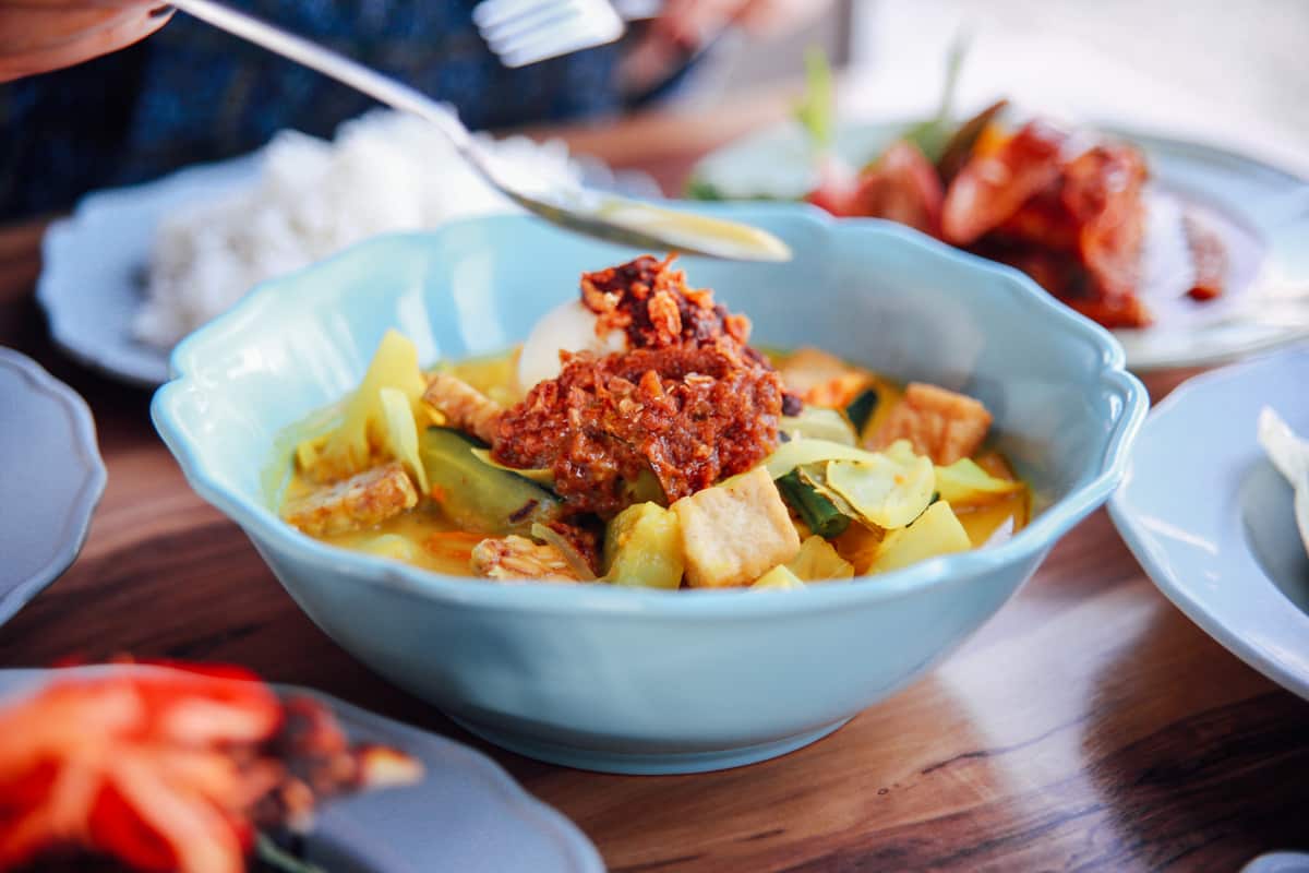 sayur lodeh & ketupat