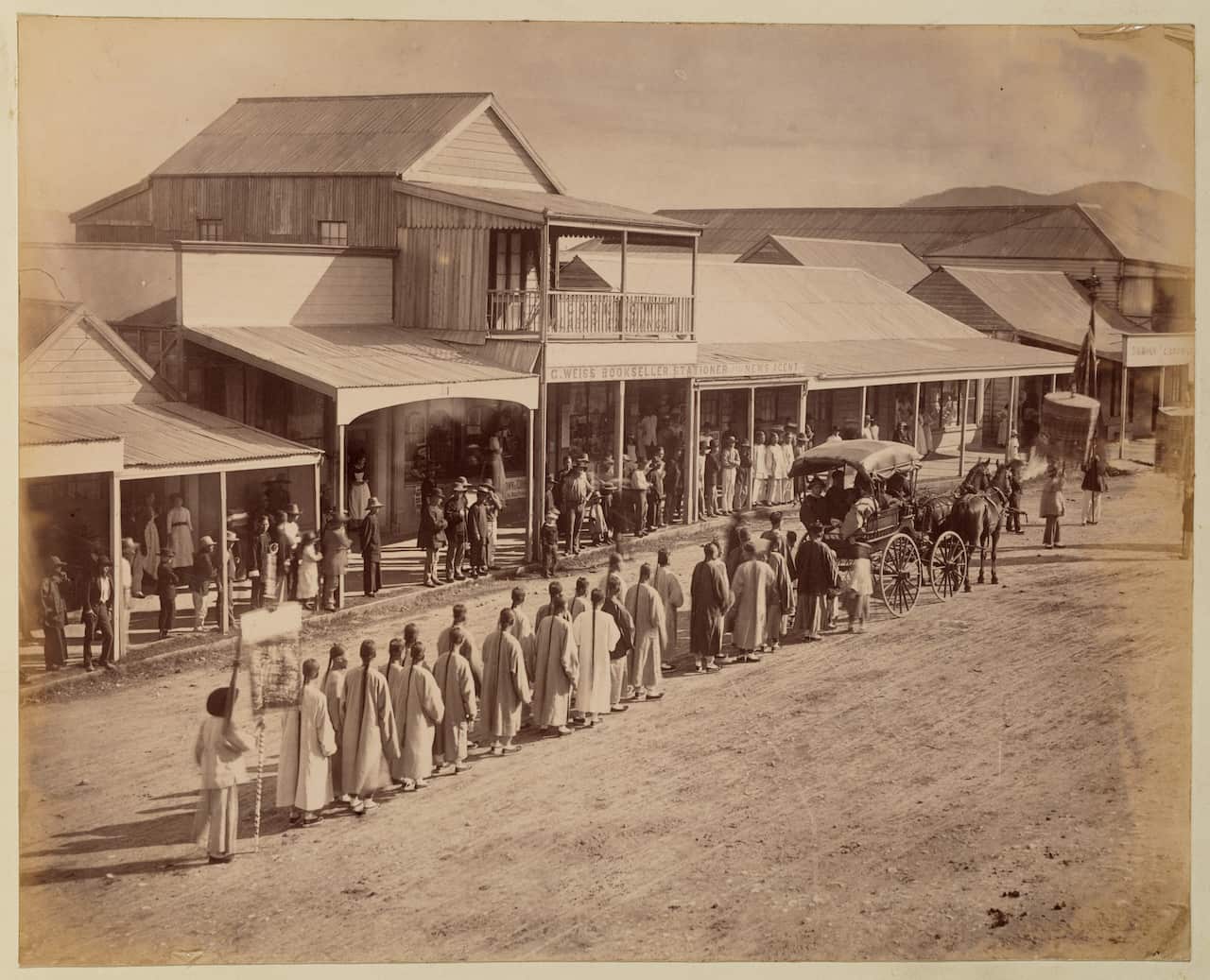 Chinese funeral, Cooktown, Queensland
