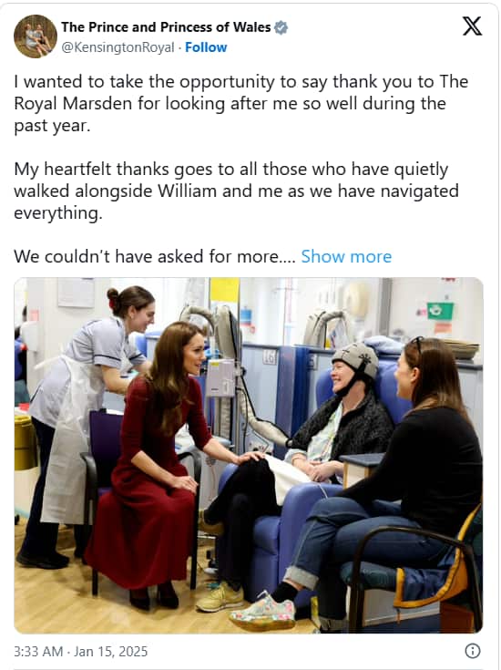 X The Princess of Wales