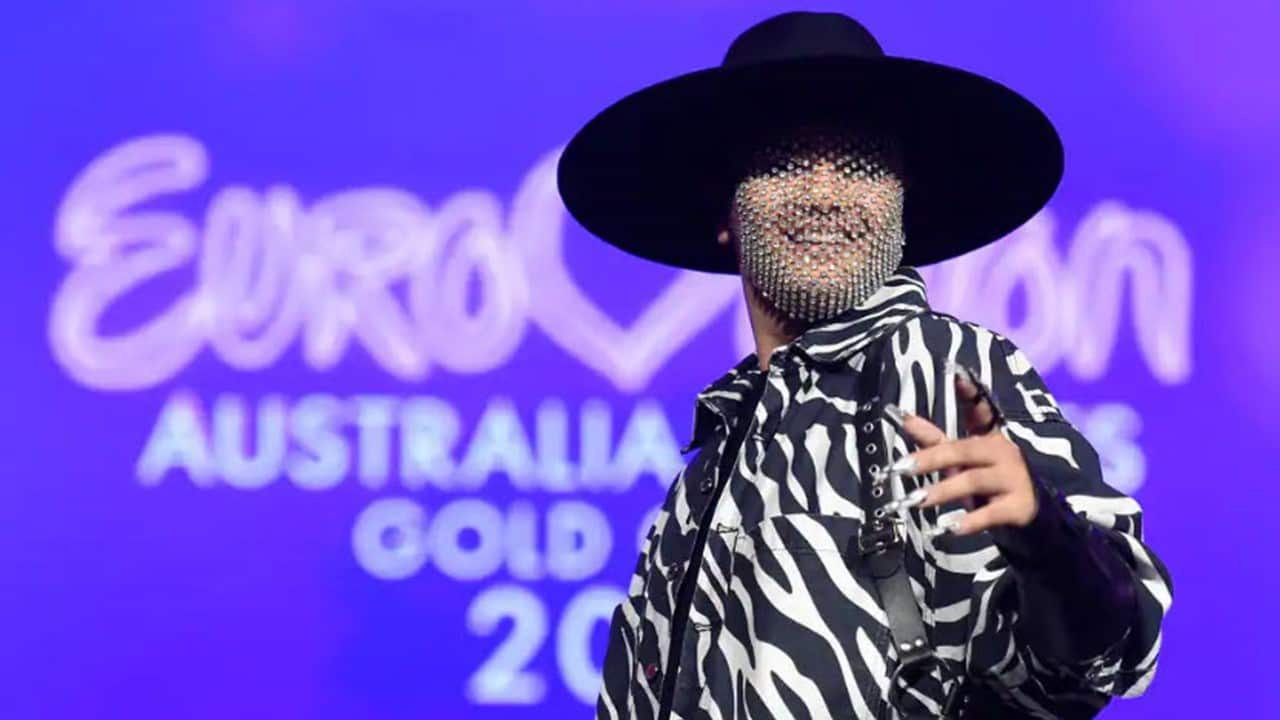 Sheldon Riley during a media call ahead of Eurovision Australia Decides .jpg