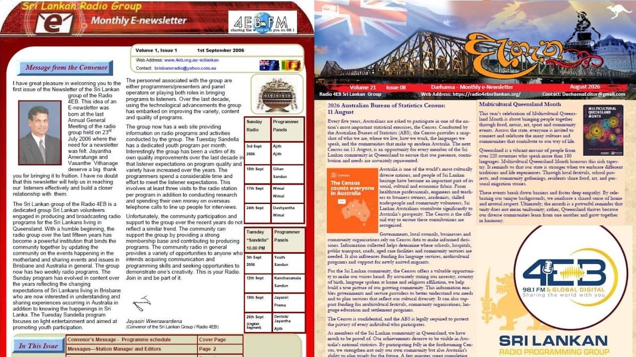 4EB Radio Sri Lanka monthly newsletter Dehana.jpg