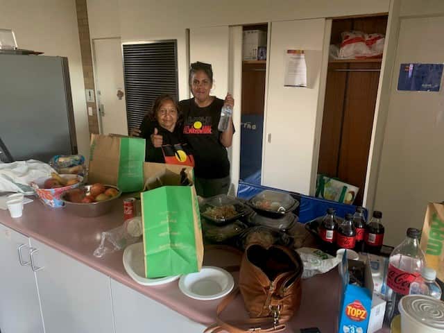 Community member’s evacuated at ASHE.jpg