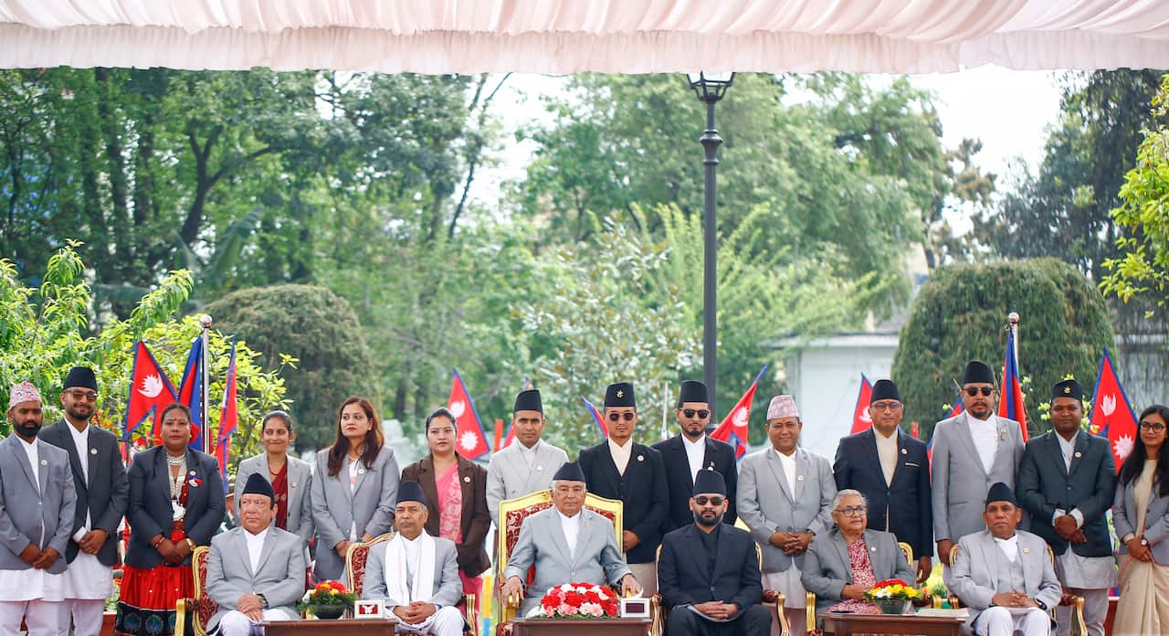 Newly appointed Prime Minister Balen Shah swears in Kathmandu, Nepal - 27 Mar 2026