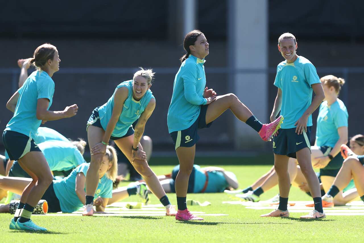 Matildas training