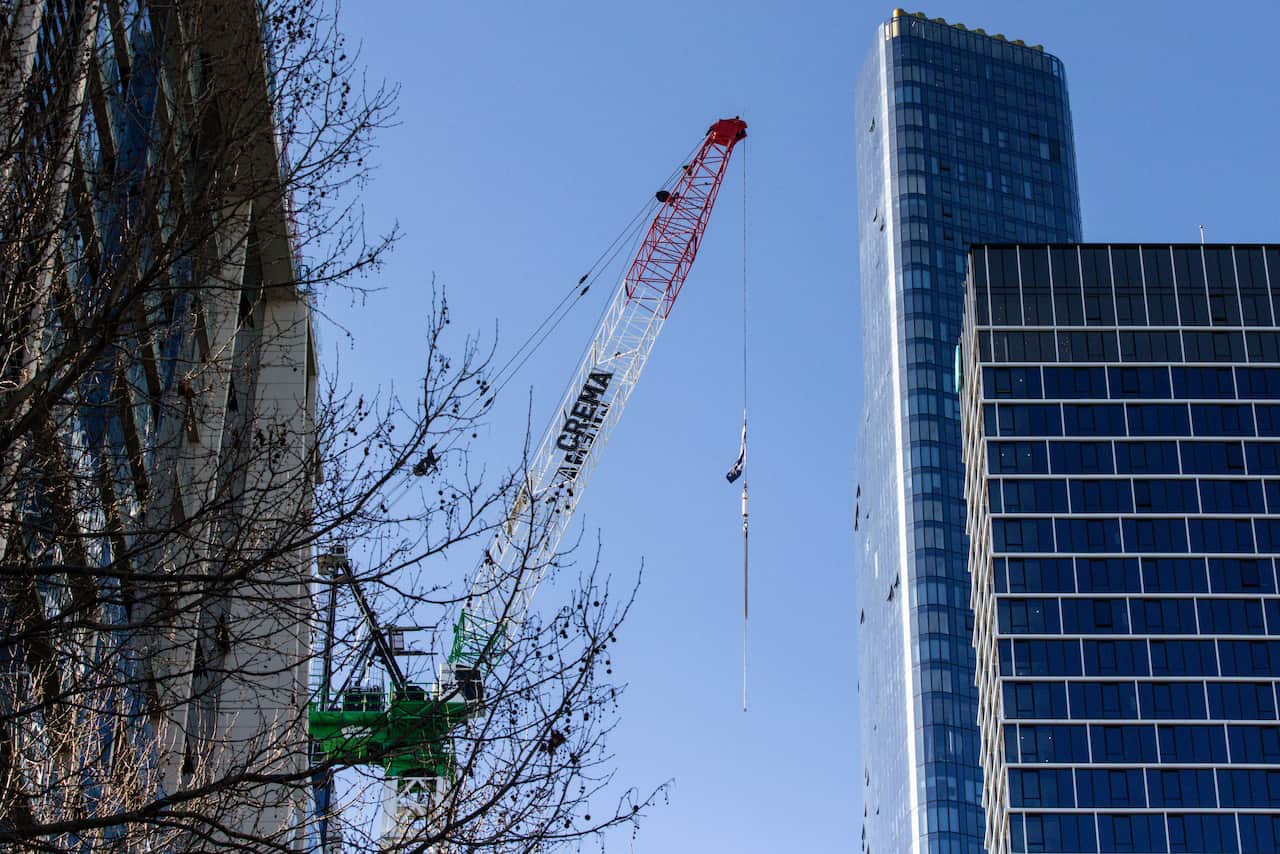 墨爾本市中心充斥不少新舊辦公大樓