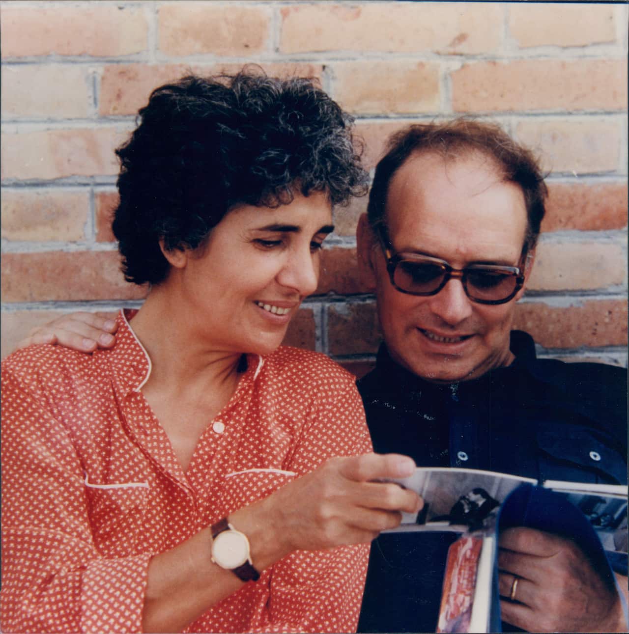 Ennio Morricone e la moglie, che spesso lo aiutava pur non essendo musicista.